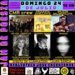 DOMINGO 24 -19 HS. JAM DE POESÍA. TODO EL ARTE JUNTO! ACÁ, EN LA BIBLIO!!!