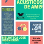 JUEVES 25 DE AGOSTO - CICLO DE ACÚSTICOS. MÚSICA EN VIVO. 20 HS.