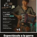 VIERNES 1º DE MARZO, 21 HS.: TEATRO DE FIESTA A LA GORRA!! "EN ESTA CASA A LAS CINCO EL TÉ"