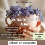 SÁBADO 19 DE OCTUBRE, 18 HS. TALLER: "UN TECITO PARA EL ALMA"