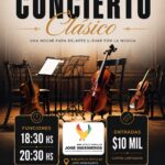 SÁBADO 1º DE AGOSTO, 18 Y 30 HS.: CONCIERTO CLÁSICO "Una noche para dejarte llevar por la música"