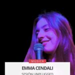 VIERNES 14 DE AGOSTO, 21 HS.: MÚSICA: Emma Cendali presenta: Sesión Unplugged