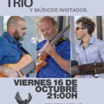 VIERNES 16 DE OCTUBRE, 21HS. MÚSICA: MARTÍN H TRÍO